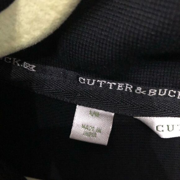 Cutter & Buck Size Large (L) Black 1/4 Zip Plantation Bay Golf & Country Club Pu - Picture 4 of 6